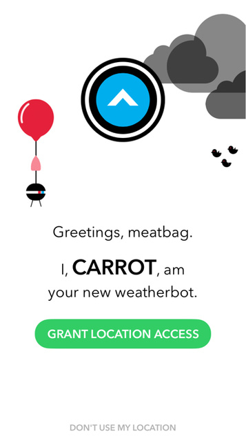 应用日推荐 话唠的天气预报《CARROT Weather》