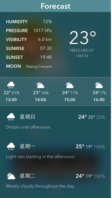 应用日推荐 话唠的天气预报《CARROT Weather》