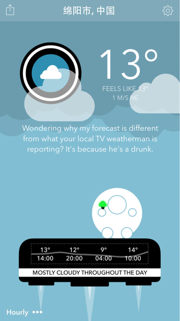 应用日推荐 话唠的天气预报《CARROT Weather》