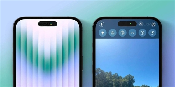感叹号屏不美观？苹果稍微做了改动：iPhone 14 Pro变长条挖孔屏