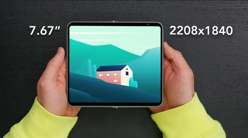 谷歌新折叠屏Pixel Fold精准模型泄露：超薄机身粗边框