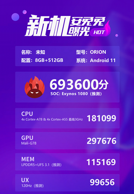 三星exynos2100和1080区别-三星exynos2100和1080参数对比