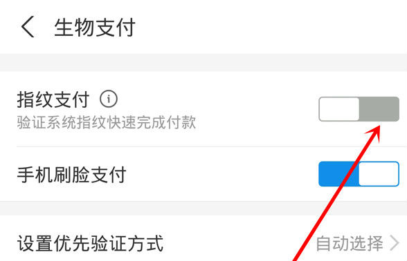支付宝指纹支付在哪里设置  指纹密码优先支付设置教程
