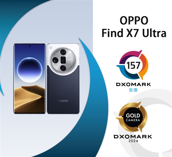 OPPO Find X7 Ultra影像得分跟华为Mate 60 Pro+平起平坐