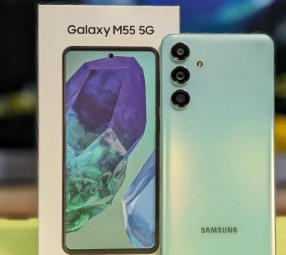 三星Galaxy  M55 5G手机开箱和第一印象