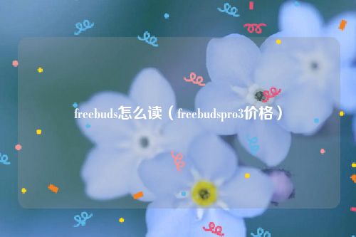 freebuds怎么读（freebudspro3价格）