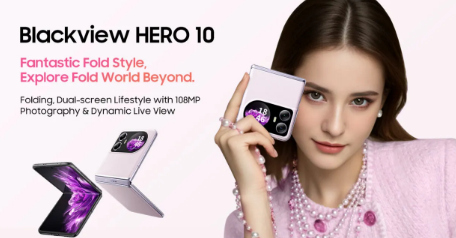 Blackview  Hero  10该品牌首款带折叠屏的翻盖式手机