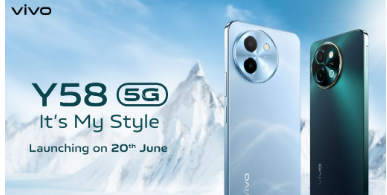 vivo  Y58 5G手机将于6月20日在市场推出